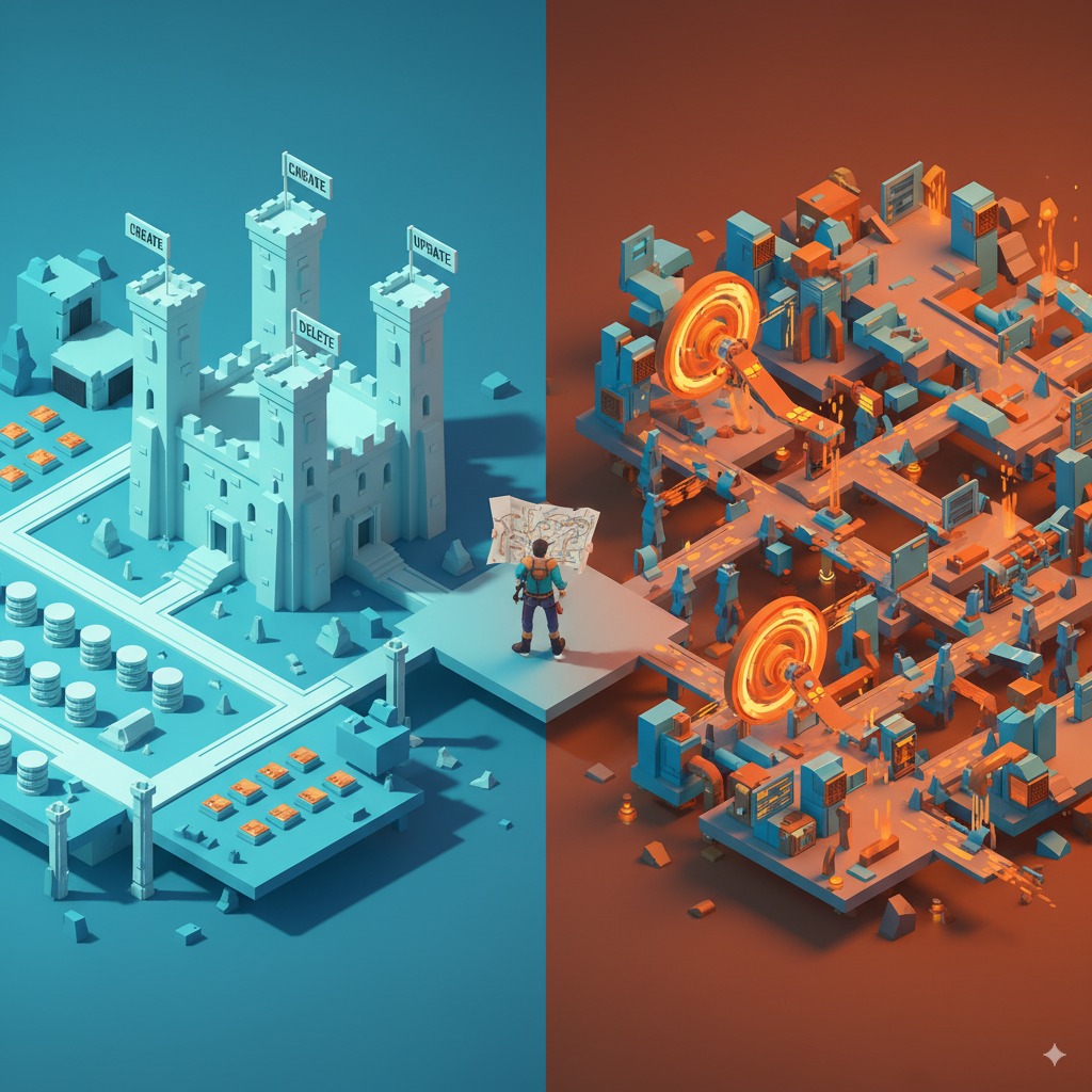 Event Sourcing: When It Works vs When It's Overkill [2025] - Featured article image for Maxzilla blog